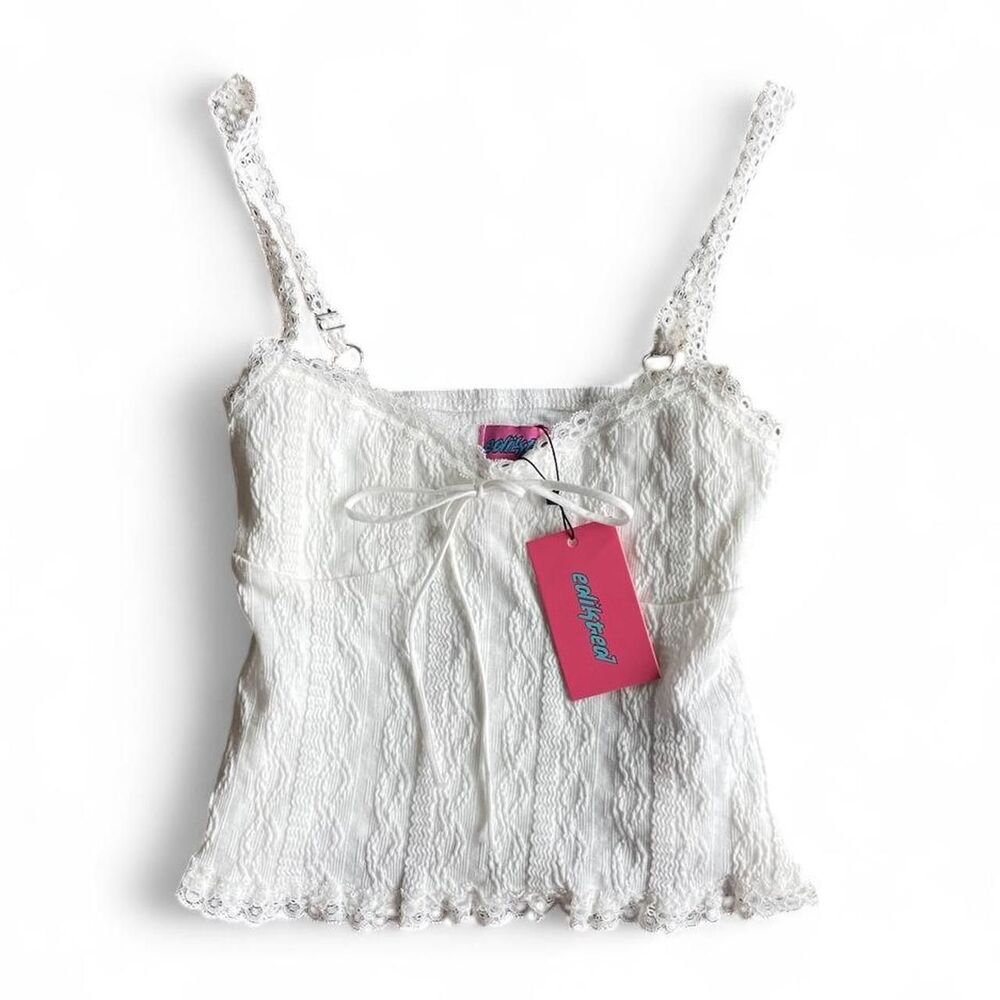 Edikted Women's White Tank
